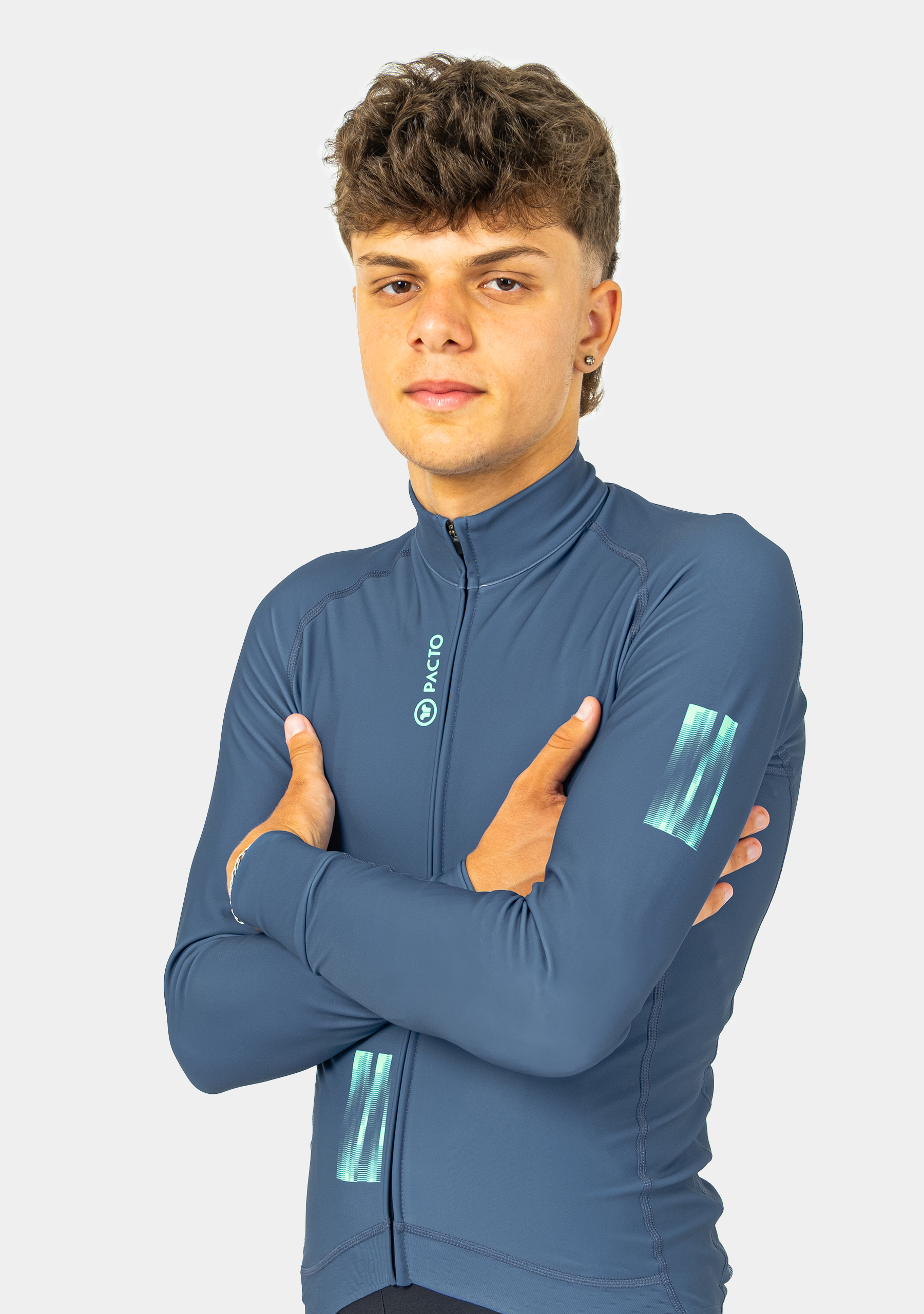 Manga Comprida Carbon 2.0 - Steel Blue